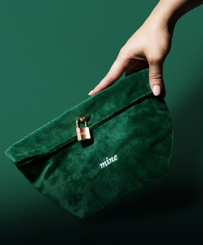The Emerald Luxe Pouch