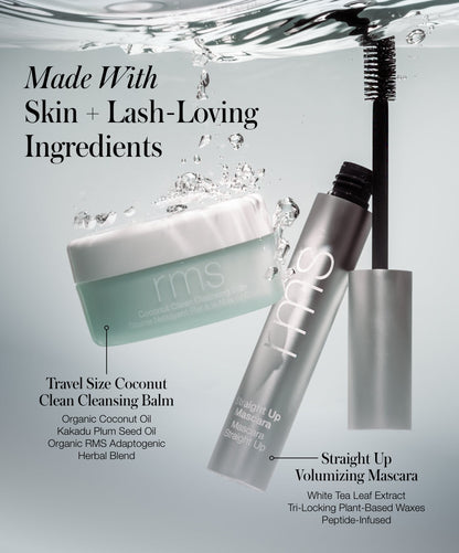 Clean Lash Duo: Peptides-Rich Mascara + Melting Balm