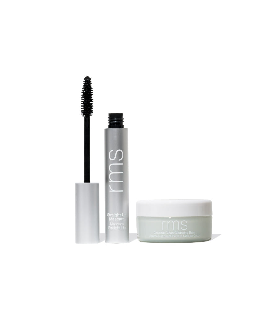 Clean Lash Duo: Peptides-Rich Mascara + Melting Balm