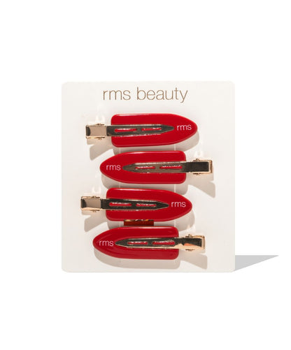 RMS Creaseless Red Hair Clips